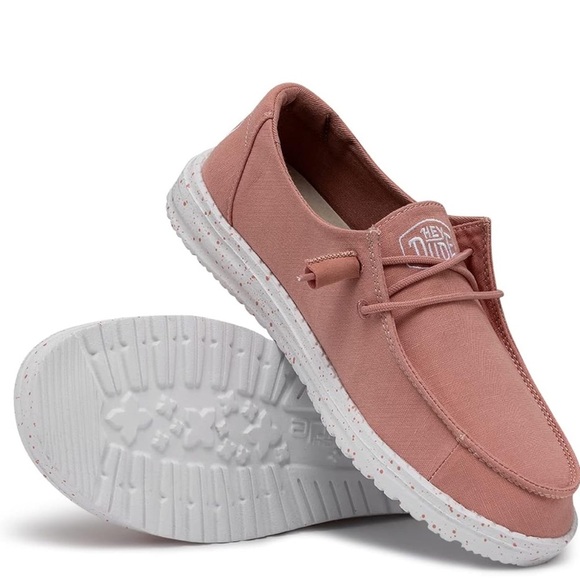 Hey Dude Shoes - Hey Dude Wendy Slub Canvas Terracotta Womens 5 NWT